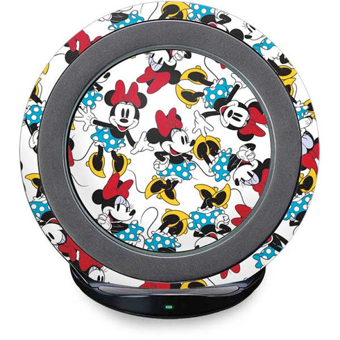 Disney Minnie Mouse Rockin Minnie Pattern Fast Charge Wireless Charging Stand Skin